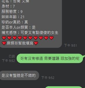 限熟客【善化】艾樂🇲🇾馬來$2000 .無套（美）