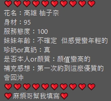限熟客【楠梓】柚子奈🇻🇳越南$3000（易）