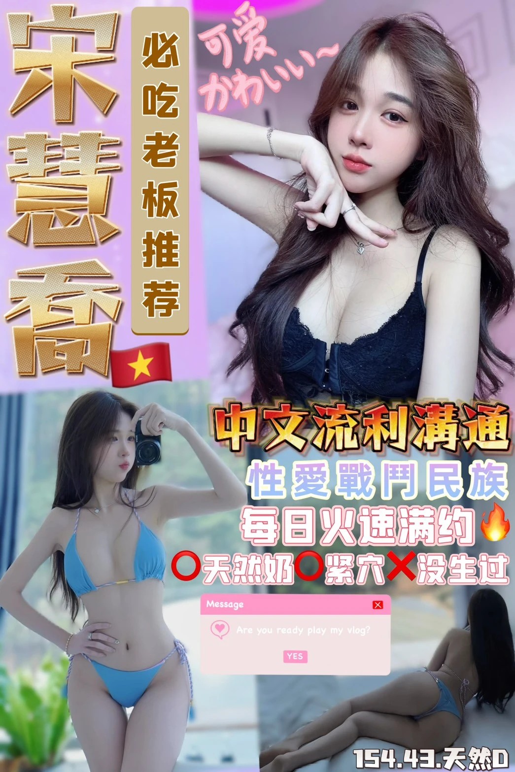 限熟客【中壢】宋慧喬🇻🇳越南$2800（樊龍）