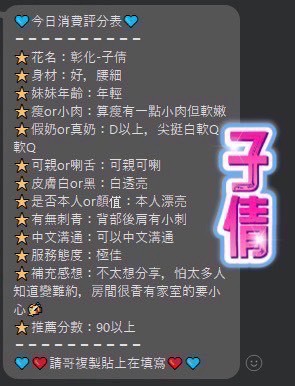 限熟客【員林】子倩🇻🇳越南$3200（魚）