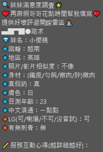 限熟客【楠梓】小櫻桃🇻🇳越南$2800（七常）