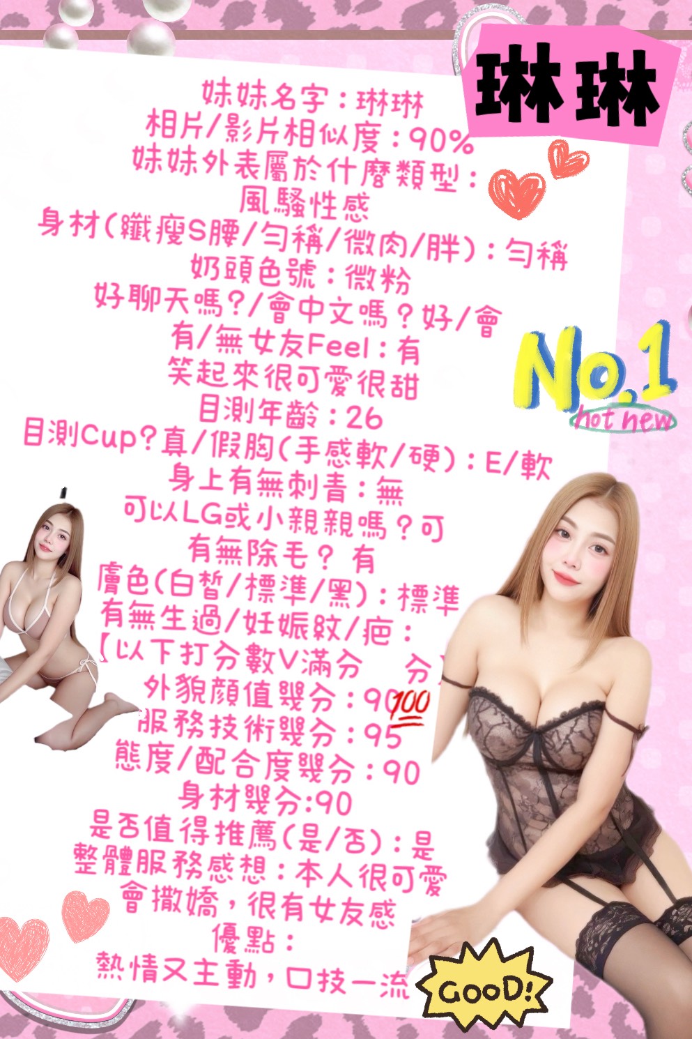 限熟客【中西】琳琳🇲🇾馬來$2000 .雙飛搭配君君（森）